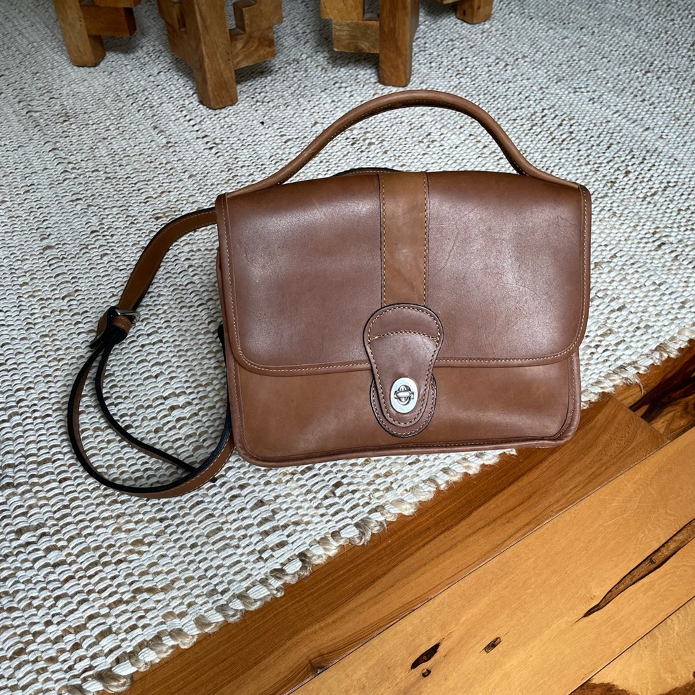 Leather Messenger Bag Purse